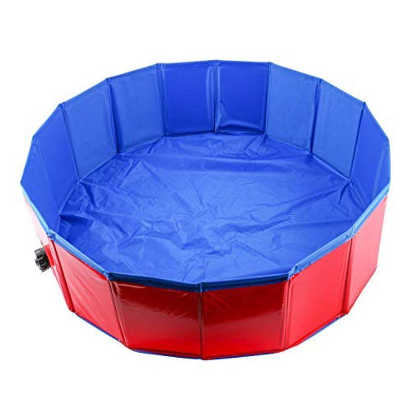 期間限定今なら送料無料 Dasmarine 犬プール ペット用バスグッズ ベビー プール 小型犬 中型犬 大型犬 お風呂 折り畳み Pvc 100cm X 30c Discoversvg Com