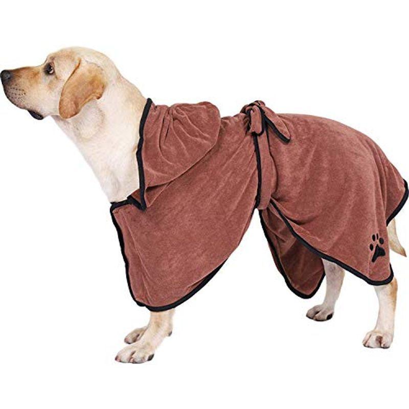 日本未発売 Homydom犬 バスローブ ペット用 超吸水 ファイバー 猫用ペットローブ 体拭き 調整可能 柔らかい お風呂ローブ タオルフード付き 可 Discoversvg Com