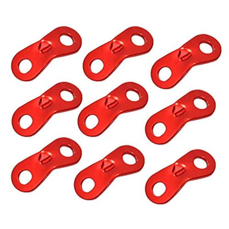 独特の上品 タープ テント設営用品 Ren He アルミ自在金具 ロープストッパー 2穴 プレート型 ロープ径f3mm 6mmまで対応 ロープフック 引掛けフック ロープハンガ Www Threeriversofs Com