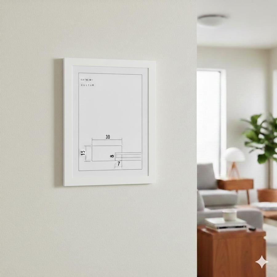 【直営店セール】額ポスターフレーム.OAフレーム額縁.木製（MDF）.サイズ B1 ホワイト色人気モデル