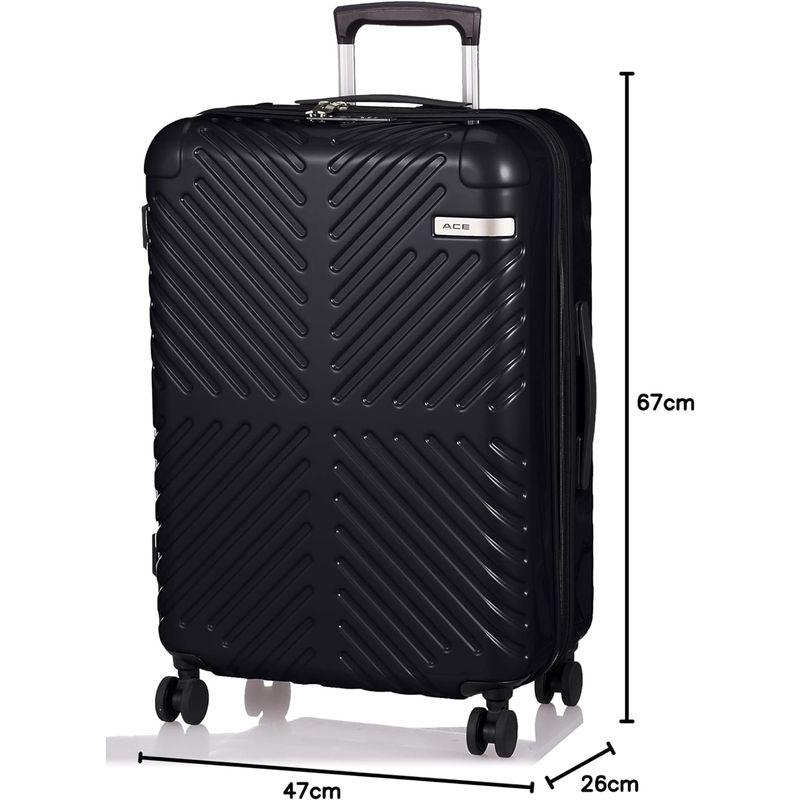 来年度予算案 エース スーツケース キャリーケース キャリーバッグ mサイズ 3泊4日 4泊5日 57L 双輪キャスター 4.1kg ラディアル No.0