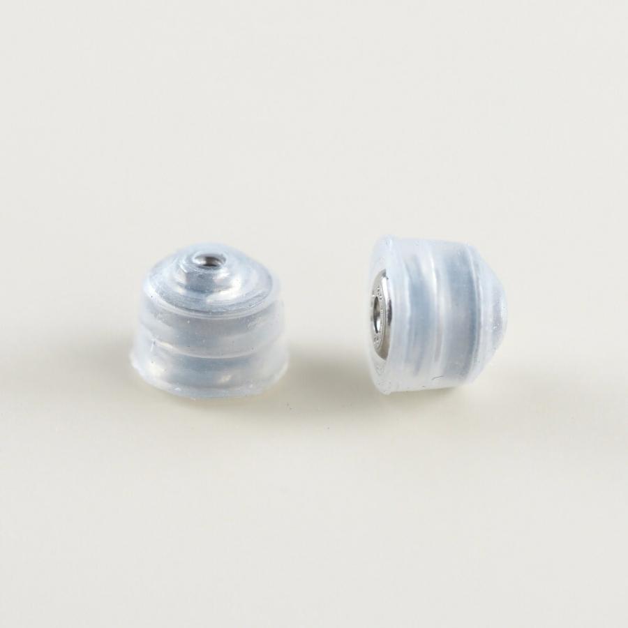 ２ペアセット ピアスキャッチ　オチナイくん２ 落ちない 両耳用 スタッド スタッドピアス シリコン はずれにくい ピアスキャッチ ペア ステンレス |  | 01