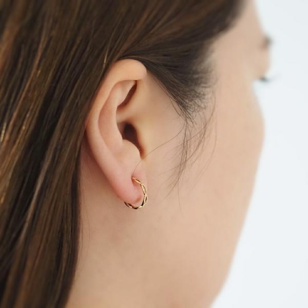 イヤリング 落ちにくい K10 地金 10K 両耳用 シリコン クリップ アクセサリー ジュエリー レディース ゴールド 金 イエローゴールド プレゼント |  | 02