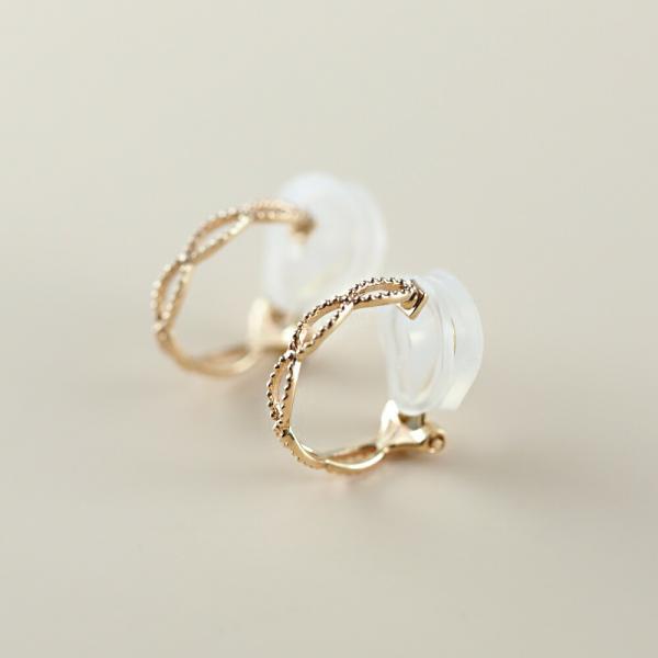 イヤリング 落ちにくい K10 地金 10K 両耳用 シリコン クリップ アクセサリー ジュエリー レディース ゴールド 金 イエローゴールド プレゼント |  | 04