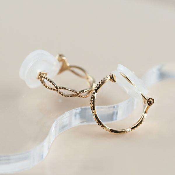 イヤリング 落ちにくい K10 地金 10K 両耳用 シリコン クリップ アクセサリー ジュエリー レディース ゴールド 金 イエローゴールド プレゼント |  | 05