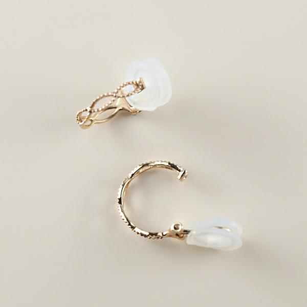 イヤリング 落ちにくい K10 地金 10K 両耳用 シリコン クリップ アクセサリー ジュエリー レディース ゴールド 金 イエローゴールド プレゼント |  | 06