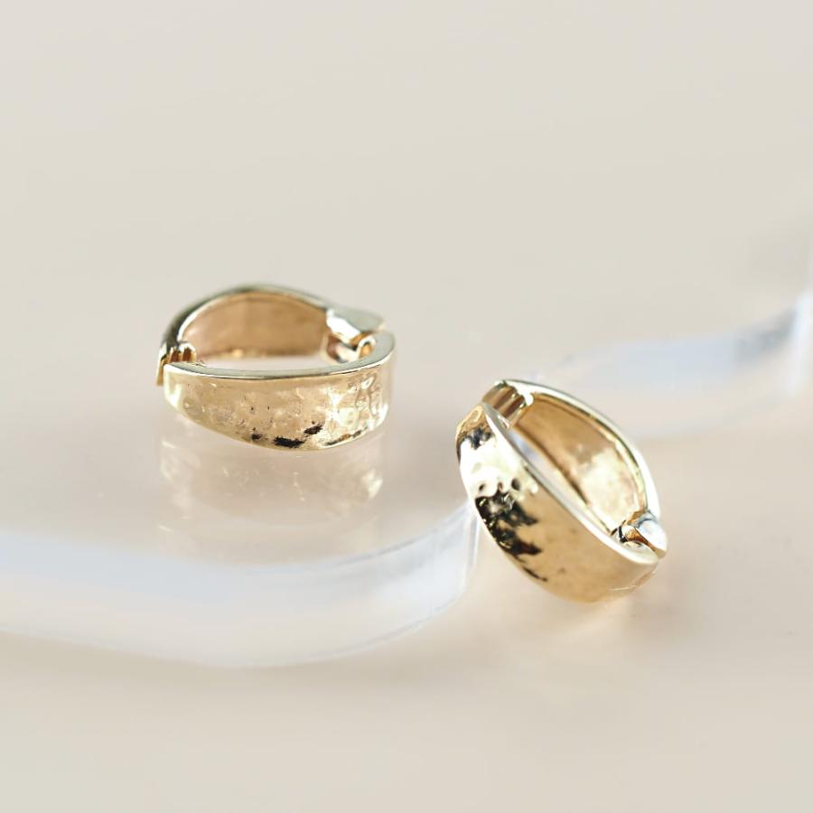 爆買  イヤリング k10 30代 40代 50代 地金 シンプル 地金だけ ピアスみたい 10金 ゴールド フープイヤリング はさむ クリップ式 |  | 01