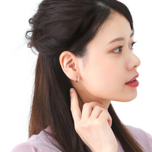 爆買  イヤリング k10 ダイヤ ダイヤモンド 30代 40代 50代 ピアスみたい ゴールド シンプル |  | 07