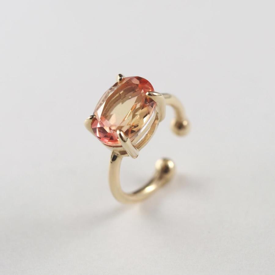 イヤーカフ 10金 天然石 かわいい レディース K10 10k イヤリング 片耳用 トリプレットクォーツ クォーツ ジュエリー ゴールド プレゼント |  | 02