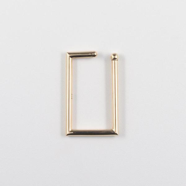 イヤーカフ イヤカフ  K10 10k 10金  ゴールド 四角 角 イヤリング 片耳用 金属アレルギー シンプル |  | 02
