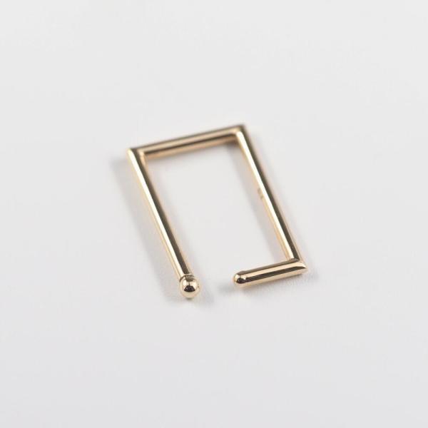 イヤーカフ イヤカフ  K10 10k 10金  ゴールド 四角 角 イヤリング 片耳用 金属アレルギー シンプル |  | 03