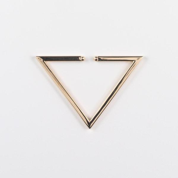 イヤーカフ イヤカフ  K10 10k 10金  ゴールド 三角 角 トライアングル イヤリング 片耳用 金属アレルギー シンプル |  | 04