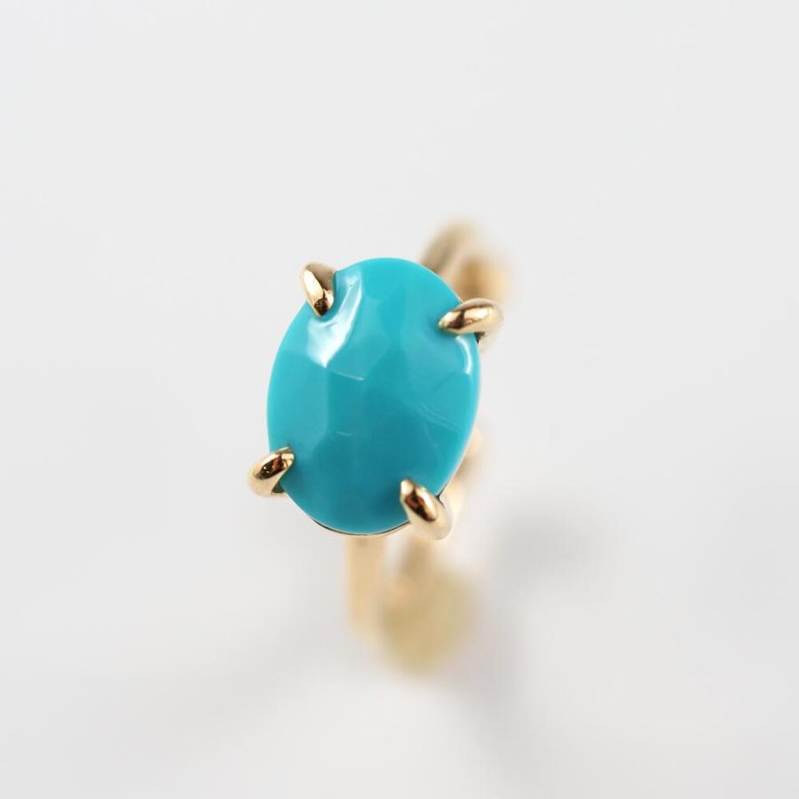 イヤーカフ K10 10k イヤカフ イヤリング 片耳用 トルコ石　ターコイズ トルコ ジュエリー 女性 ゴールド プレゼント |  | 01