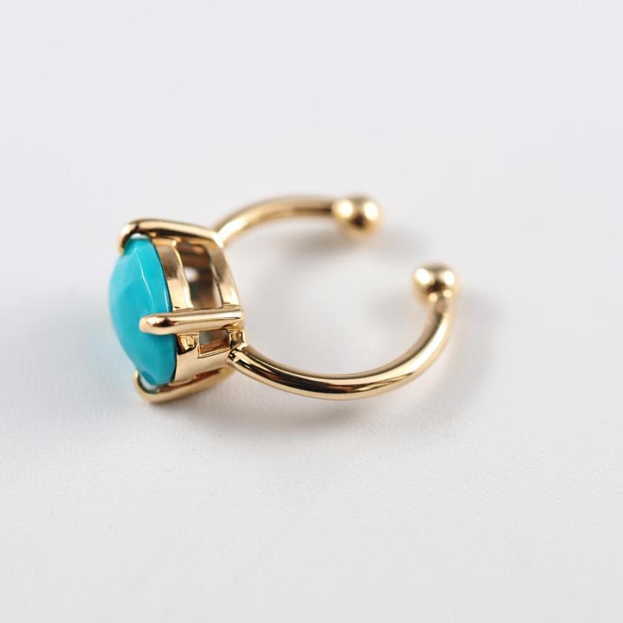 イヤーカフ K10 10k イヤカフ イヤリング 片耳用 トルコ石　ターコイズ トルコ ジュエリー 女性 ゴールド プレゼント |  | 05