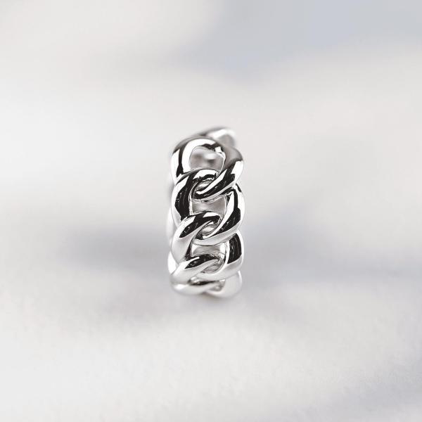 イヤーカフ シルバー925 鎖 大きめ レディース メンズ イヤカフ 金属アレルギー |  | 08