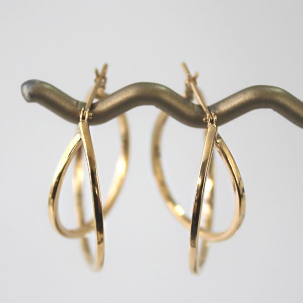 フープ ピアス k10 レディース 金属アレルギー 中折れ 輪っか 人気 シンプル おしゃれ プレゼント |  | 04