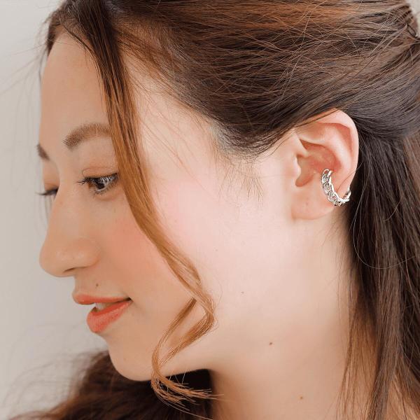 イヤーカフ シルバー925 鎖 レディース メンズ イヤカフ 金属アレルギー |  | 04