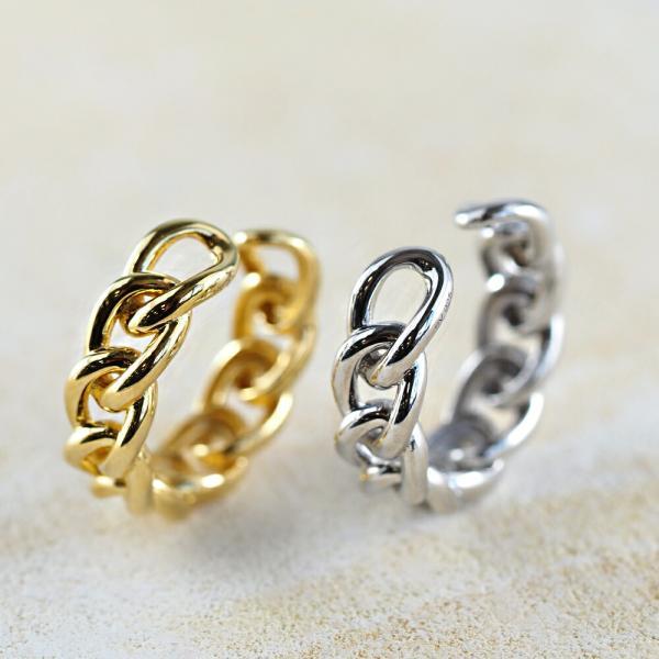 イヤーカフ シルバー925 鎖 レディース メンズ イヤカフ 金属アレルギー |  | 09