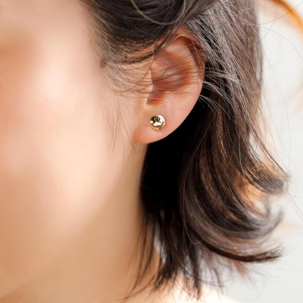 スマイル ピアス レディース 10金 K10 スマイルモチーフ ニコちゃん スマイリー ニコニコ 笑顔 人気 おすすめ 可愛い |  | 02