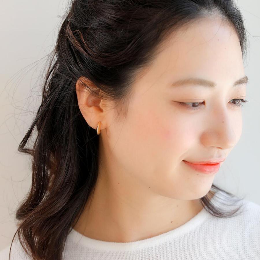 ピアス  K10 10金 10k フープ ゴールドピアス  ゴールド 金 地金 輪っか 月 三日月 クロワッサン シンプル プレゼント 普段使い |  | 07