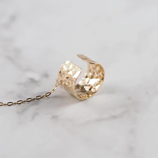 k10 10K 10金 ピアス イヤーカフ チェーン 輪っか ダイヤモンド ダイヤ 槌目 地金 ゴールド 片耳 ピアスセット イヤーカフセット |  | 02