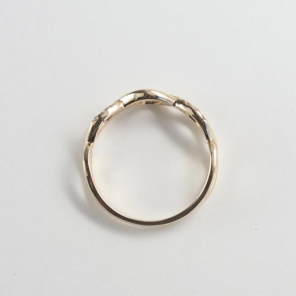 ピンキーリング K10 ダイヤモンド  リング ピンキー おしゃれ オフィス 大人 シンプル 指輪 ダイヤ ギフト |  | 03