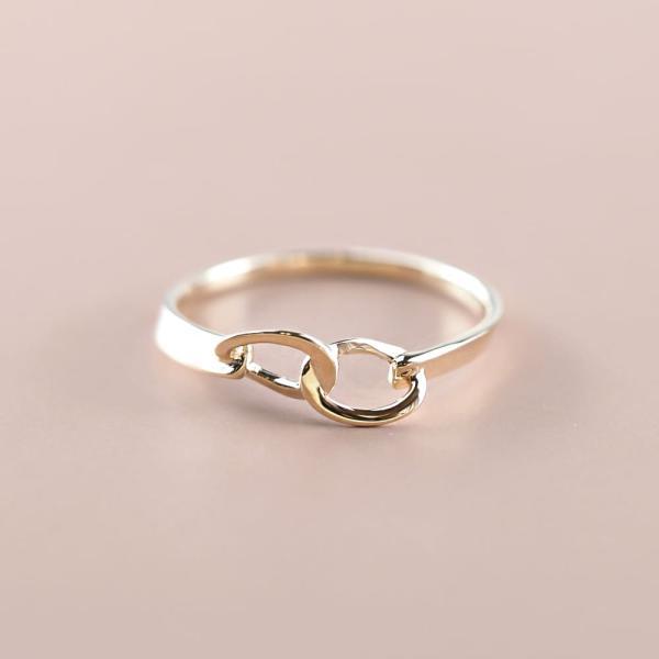 リング 指輪 K10 イエローゴールド  K10YG 10金 10k 喜平 チェーン リング 地金 指輪 鎖 ゴールド シンプル |  | 05