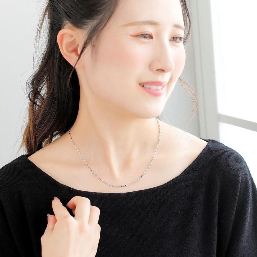 ネックレスチェーン レディース PT999 pt プラチナ 純プラチナ ネックレス チェーン 2連 ツイントップ ペタル プレゼント ギフト |  | 04