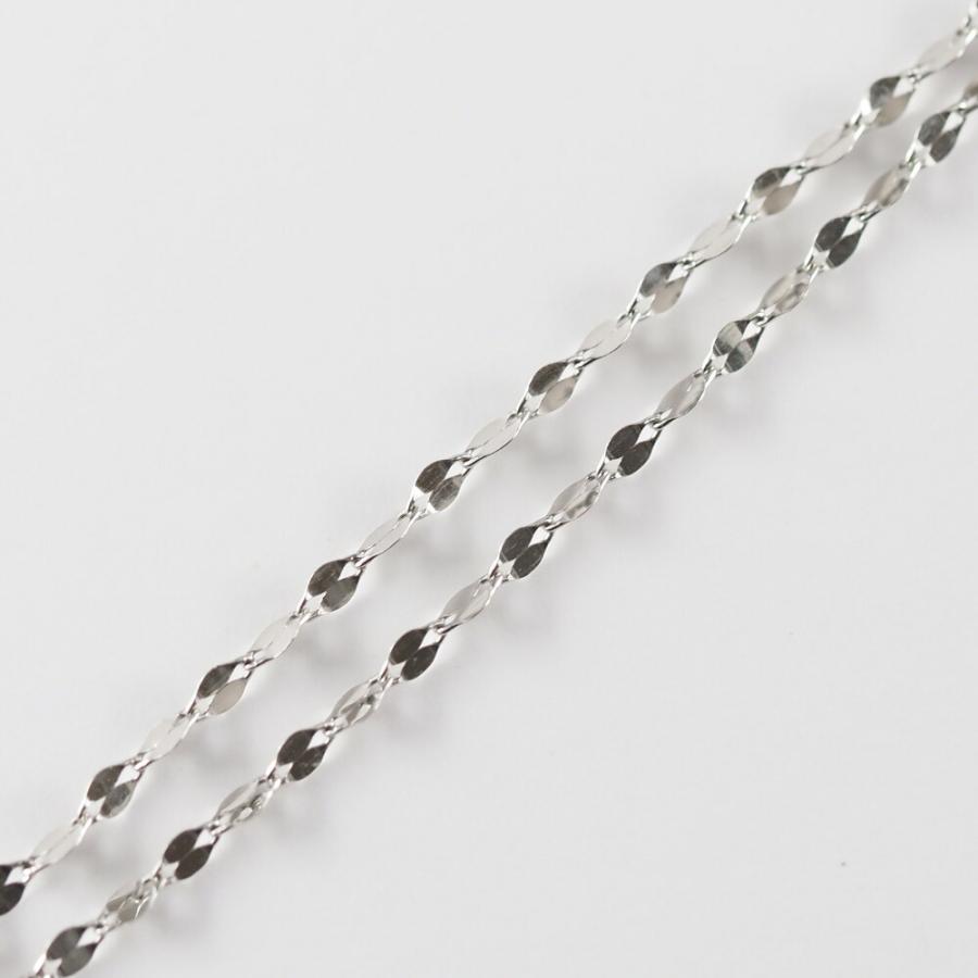 ネックレスチェーン レディース PT999 pt プラチナ 純プラチナ ネックレス チェーン 2連 ツイントップ ペタル プレゼント ギフト |  | 06