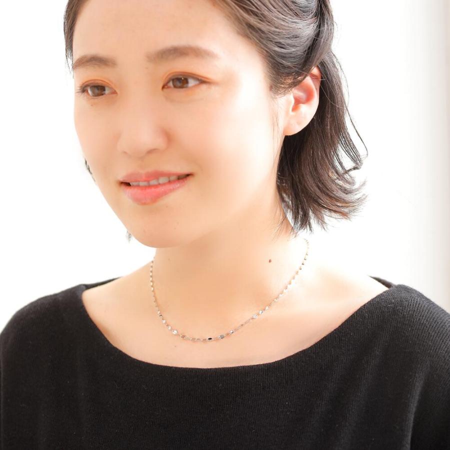 ネックレスチェーン PT999 pt プラチナ 純プラチナ ネックレス チェーン グラデーション レディース 太め ペタル |  | 02