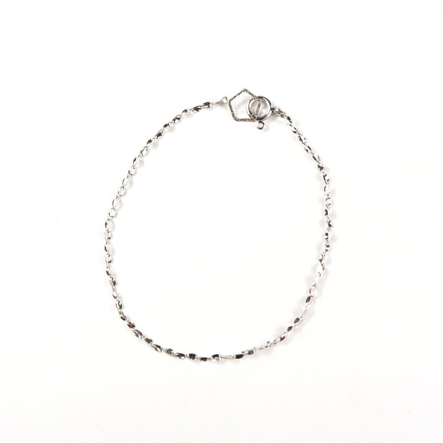 【ふうりん】純プラチナ　PT999　ブレスレット　スクリュー チェーン PT999 pt プラチナ 純プラチナ ブレスレット ブレス レディース
