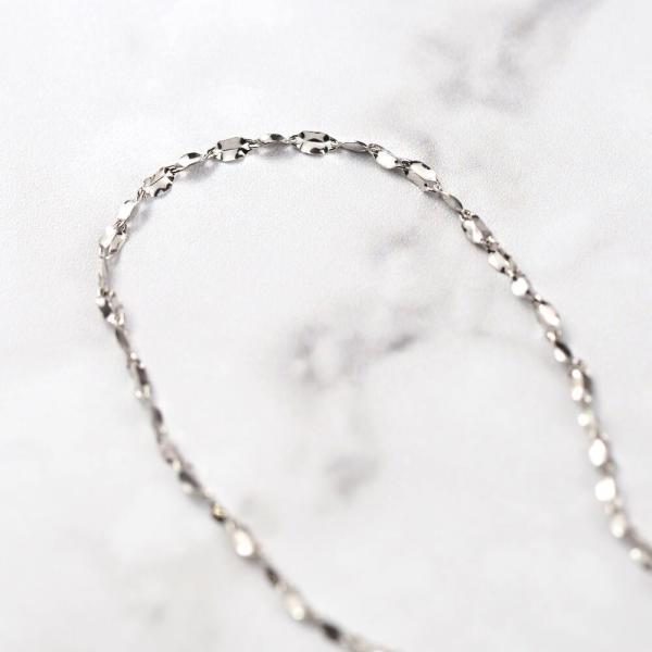 PT999 pt プラチナ 純プラチナネックレス レディース ネックレス 17cm ペタル チェーン ペタルチェーン ドチェーン |  | 04