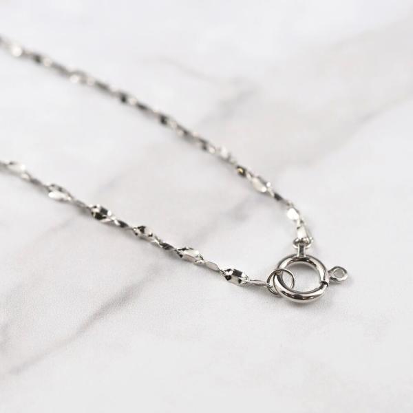 PT999 pt プラチナ 純プラチナ ブレスレット ブレス レディース ネックレス 17cm ペタル チェーン ペタルチェーン チェーンの画像