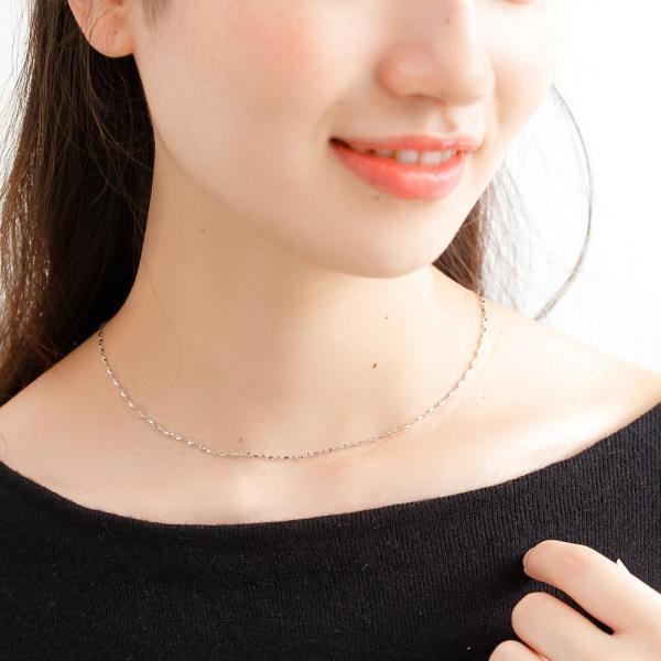 PT999 pt プラチナ 純プラチナネックレス レディース ネックレス 42cm ペタル チェーン ペタルチェーン ドチェーン |  | 05