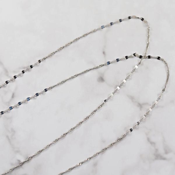 ロング ネックレス プラチナ pt999 PT Pt pt 純プラチナ 80センチ 地金 地金のみ デザイン 華奢 細い おしゃれ スクリュー ペタル |  | 04