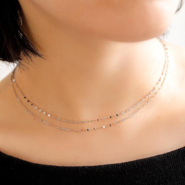 ロング ネックレス プラチナ pt999 PT Pt pt 純プラチナ 80センチ 地金 地金のみ デザイン 華奢 細い おしゃれ スクリュー ペタル |  | 07