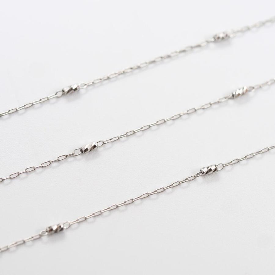 ロング ネックレス ゴールド プラチナ pt999 PT Pt pt 純プラチナ 65センチ 地金 地金のみ デザイン 華奢 レディース |  | 01