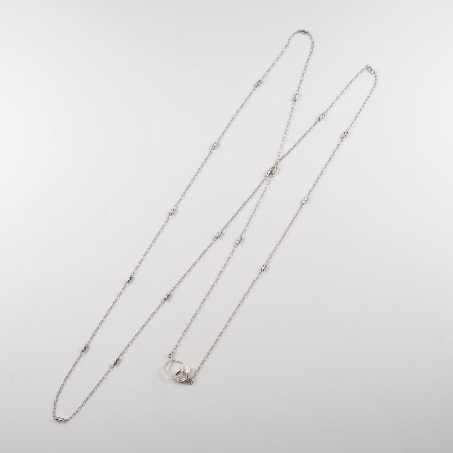 ロング ネックレス ゴールド プラチナ pt999 PT Pt pt 純プラチナ 65センチ 地金 地金のみ デザイン 華奢 レディース |  | 04