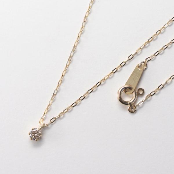 ネックレス ダイヤモンド k10 一粒 0.1ct 10金 10K イエローゴールド シンプル デイリー オフィス おしゃれ ジュエリー プレゼント ギフト |  | 03