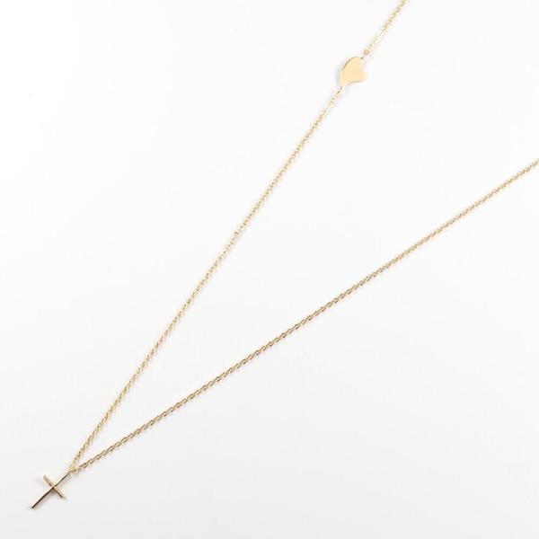 ネックレス レディース K10 K18 プレゼント ハート クロス ギフト 女性 シンプル かわいい おしゃれ チェーンネックレス 金属アレルギー |  | 01