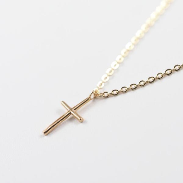 ネックレス レディース K10 K18 プレゼント ハート クロス ギフト 女性 シンプル かわいい おしゃれ チェーンネックレス 金属アレルギー |  | 04