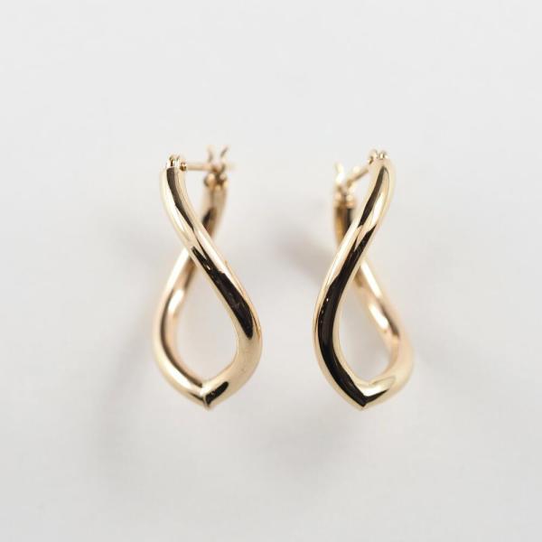 フープピアス レディース K10 ひねり ゴールドピアス 人気 シンプル おしゃれ ピアス プレゼント 女性 |  | 01