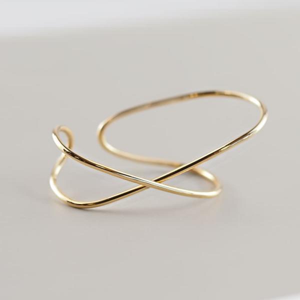 イヤーカフ 18金 シンプル K18 18k  おしゃれ ブランド 女性 プレゼント イヤカフ イヤリング 片耳用 |  | 03