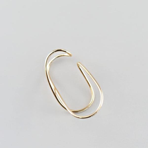 イヤーカフ 18金 シンプル K18 18k  おしゃれ ブランド 女性 プレゼント イヤカフ イヤリング 片耳用 |  | 06