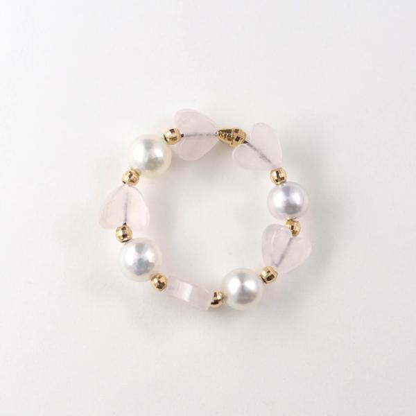 イヤーカフ K18 18k 18金 パール アコヤパール ローズクォーツ ディース ジュエリー アクセサリー ハート プレゼント |  | 03