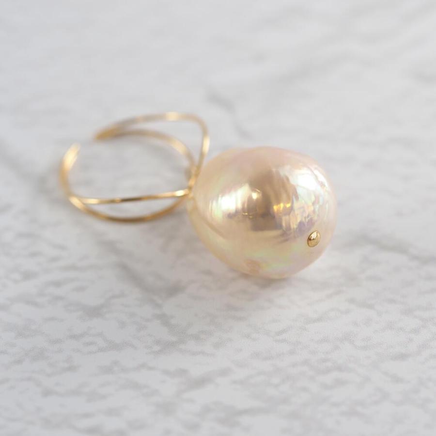 イヤーカフ K18 18k 金 パール 大ぶり 大きい イヤカフ アクセサリー バロックパール バロック 淡水パール 人気 トレンド おしゃれ ブランド プレゼント |  | 05