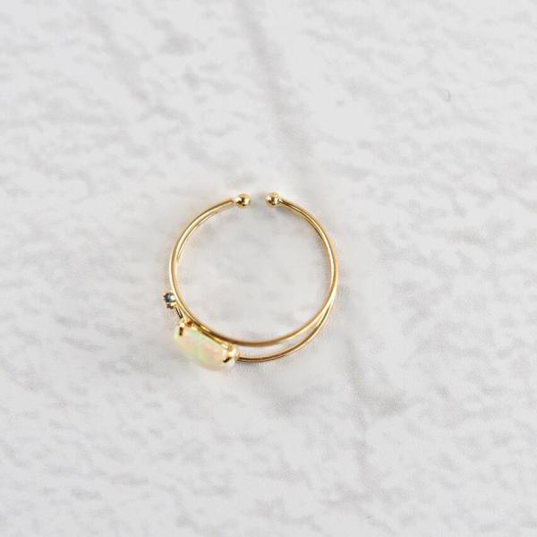 イヤーカフ K18 18k 金 イヤカフ オパール スカイブルートパーズ カラーストーン 人気 トレンド おしゃれ ブランド 女性 プレゼント ゴールド 大人 上品 |  | 04