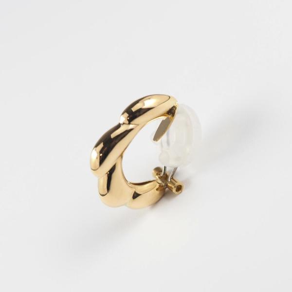 爆買  18金 K18 イヤリング 18k ゴールド ボリューム 大ぶり シンプル 地金のみ 地金 金 ノンホールピアス レディース |  | 02