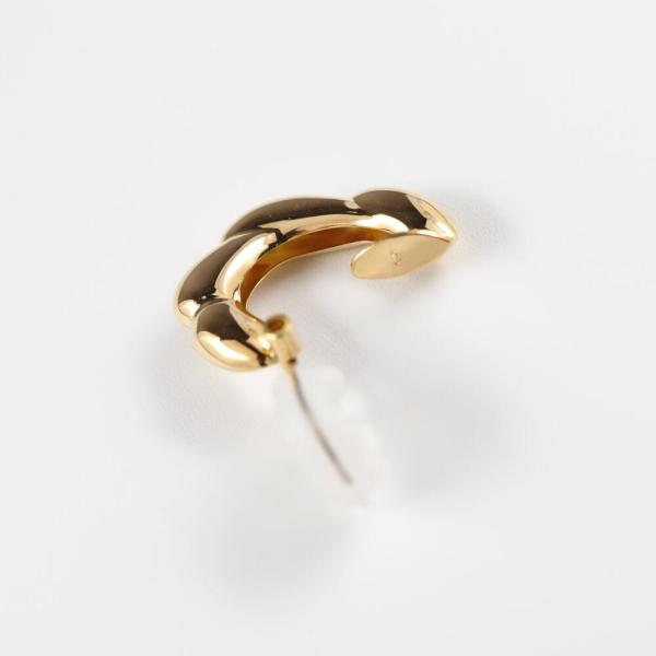 爆買  18金 K18 イヤリング 18k ゴールド ボリューム 大ぶり シンプル 地金のみ 地金 金 ノンホールピアス レディース |  | 03