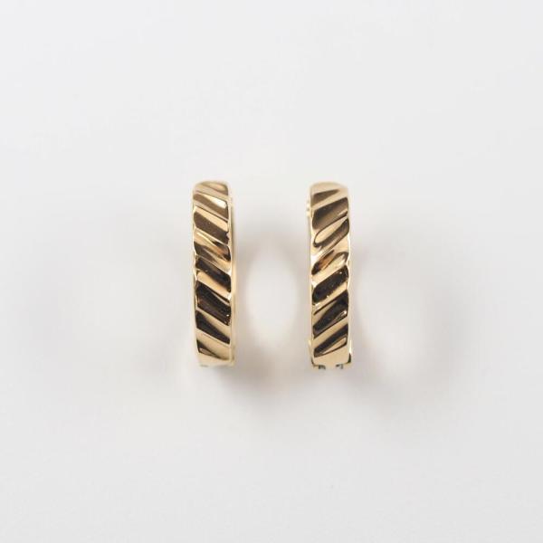 イヤリング レディース 地金 18金 K18 ピアス k18 はさむ クリップ式 地金 地金のみ ゴールド 中折れイヤリング 線 イヤーカフ |  | 02